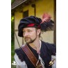 Minstrel Hat - Black & Red