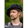 Minstrel Hat - Black, Red & Green