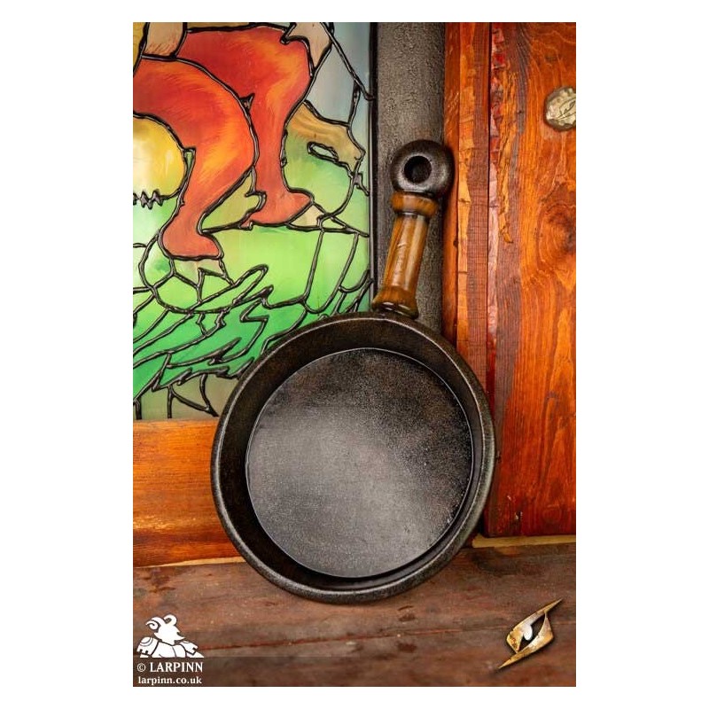 LARP Skillet Pan  - Coreless LARP Throwing Weapon - Foam Prop