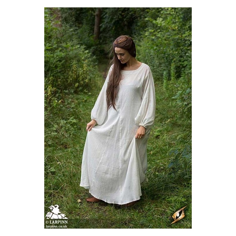 Astrid Shift Dress - White - LARP, Cosplay & Theatre Costume - Viking