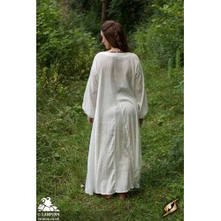 Astrid Shift Dress - White - LARP, Cosplay & Theatre Costume - Viking