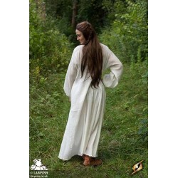Astrid Shift Dress - White - LARP, Cosplay & Theatre Costume - Viking