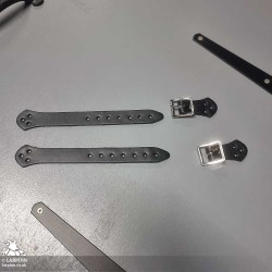 Small Strap & Buckle Set - LARP Costume - Kilt Straps