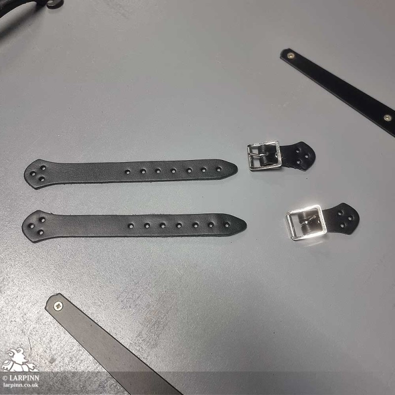 Small Strap & Buckle Set - LARP Costume - Kilt Straps