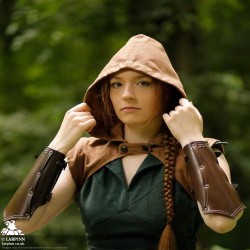Galatea Canvas Hood - LARP Costumes