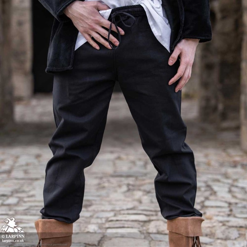 Veit Medieval Trousers - Black - LARP Costumes