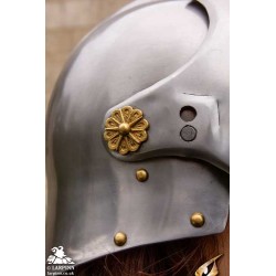 Renegade Helmet - Steel - LARP Plate Armour