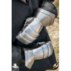 Steel Mittens - Polished Steel - LARP Plate Armour