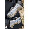Steel Mittens - Polished Steel - LARP Plate Armour