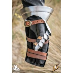 Steel Mittens - Polished Steel - LARP Plate Armour