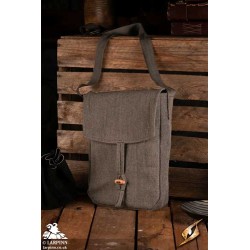 Traveller's Satchel - Canvas - Grey - LARP Costume Accessories