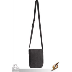 Traveller's Satchel - Canvas - Grey - LARP Costume Accessories