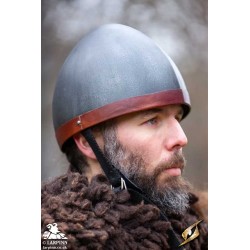 RFB Helmet - Dark Metal - LARP Costume Armour