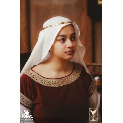 Oval Veil - Natural - LARP Costumes