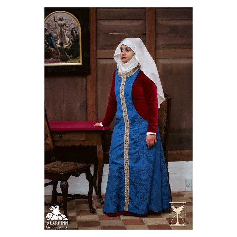 Pellote - Medieval Dress - Blue - LARP Costumes