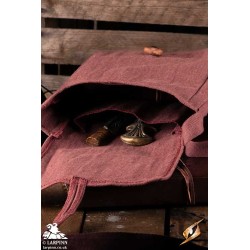 Traveller's Satchel - Canvas - Ruby Brown