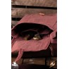 Traveller's Satchel - Canvas - Ruby Brown