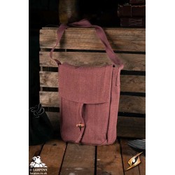Traveller's Satchel - Canvas - Ruby Brown