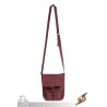Traveller's Satchel - Canvas - Ruby Brown