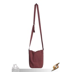 Traveller's Satchel - Canvas - Ruby Brown