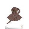 Liripiped Hood - Brushed Wool - Brown - LARP Costumes