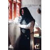 Liripiped Hood - Brushed Wool - Black - LARP Costumes