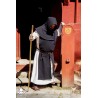 Liripiped Hood - Brushed Wool - Black - LARP Costumes