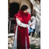 Liripiped Hood - Brushed Wool - Red - LARP Costumes