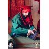 Liripiped Hood - Brushed Wool - Red - LARP Costumes