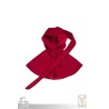 Liripiped Hood - Brushed Wool - Red - LARP Costumes
