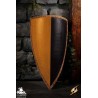 Heater Shield - Yellow & Black - 22IN x 36IN - LARP Shield