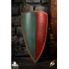 Heater Shield - Green & Red - 22IN x 36IN - LARP Shield