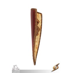 Heater Shield - Green & Red - 22IN x 36IN - LARP Shield