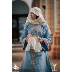 Matilde Overtunic - Medieval Dress - Blue - LARP Costume
