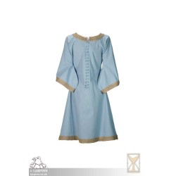 Matilde Overtunic - Medieval Dress - Blue - LARP Costume