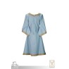 Matilde Overtunic - Medieval Dress - Blue - LARP Costume