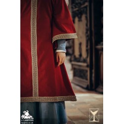 Matilde Overtunic - Medieval Dress - Red - LARP Costume