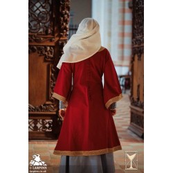 Matilde Overtunic - Medieval Dress - Red - LARP Costume