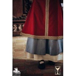 Matilde Overtunic - Medieval Dress - Red - LARP Costume