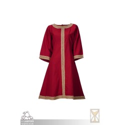 Matilde Overtunic - Medieval Dress - Red - LARP Costume