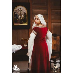 Bliaut Noble Dress - Red - LARP Costume