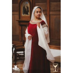 Bliaut Noble Dress - Red - LARP Costume