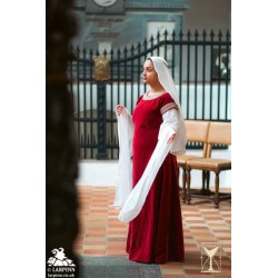 Bliaut Noble Dress - Red - LARP Costume