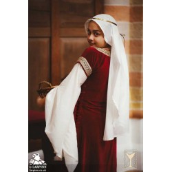 Bliaut Noble Dress - Red - LARP Costume