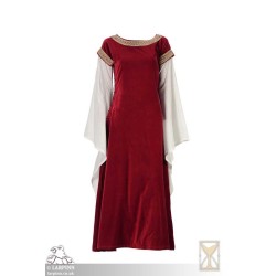 Bliaut Noble Dress - Red - LARP Costume