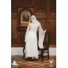 Bliaut Noble Dress - White - LARP Costume