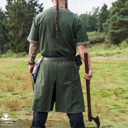 Richard Short Sleeve Tunic - Green - LARP Costumes