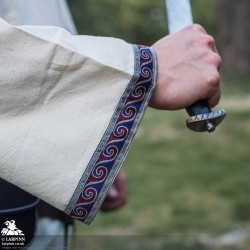 Rasvyn Medieval Tunic - Long Sleeve - Natural - LARP Costumes