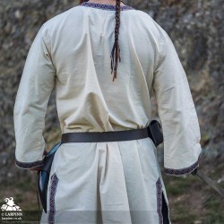 Rasvyn Medieval Tunic - Long Sleeve - Natural - LARP Costumes