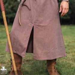 Richard Short Sleeve Tunic - Chestnut - LARP Costumes